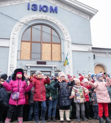 Залізнична резиденція святого Миколая відвідала звільнені райони Харківщини 