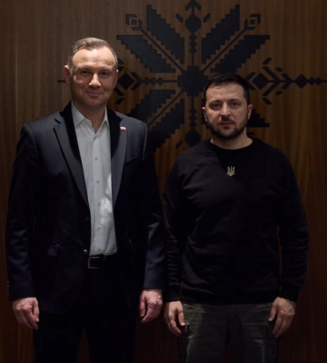 Зеленський під час повернення із США зустрівся з Дудою: про що говорили президенти