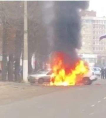В центре Мелитополя взорван автомобиль