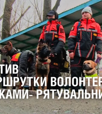 Водій не пустив до маршрутки волонтерок з собаками-рятувальниками