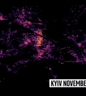 Супутники NASA зняли, як Росія занурює Київ у темряву