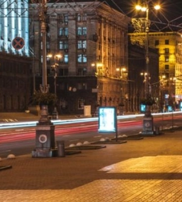 У Києві стартував світловий тур швейцарського художника на підтримку українців
