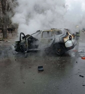 Стало відомо чию автівку підірвали в Мелітополі
