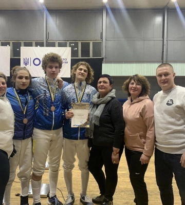 Миколаївські фехтувальники вдало виступили на чемпіонаті України