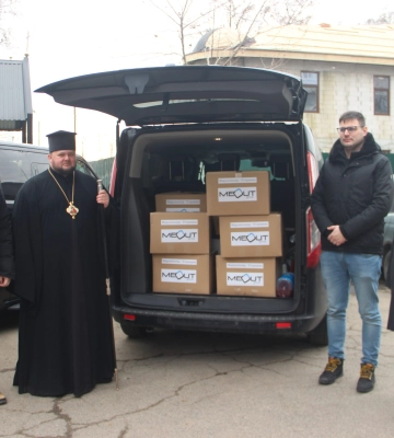Закарпатська єпархія ПЦУ отримала гуманітарну допомогу від Угорщини. Фото, Відео