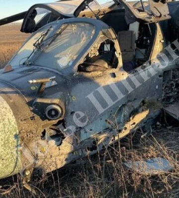 У Запорізькій області росіяни збили власний гелікоптер - фото