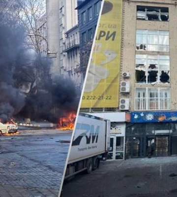 Окупанти у вихідний обстріляли центр Херсона: у результаті загорівся найбільший ринок міста