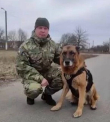 В Обухівському районі службовий собака знайшов бабусю, яка заблукала у лісі