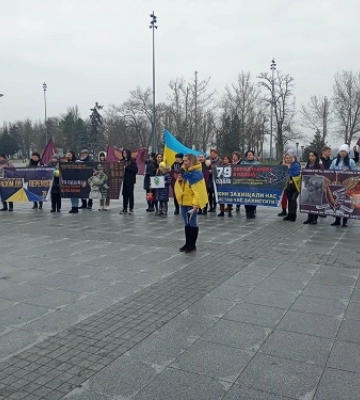 У Миколаєві відбулась акція на підтримку військовополонених та зниклих безвісти у ході бойових дій