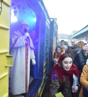 Святковий потяг прибув до Миколаєва