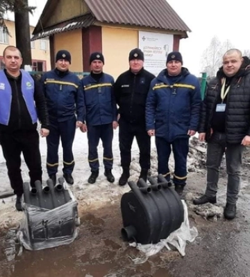 Волинські рятувальники отримали пічки для облаштування пунктів обігріву
