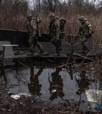 Карта бойових дій в Україні 25 грудня