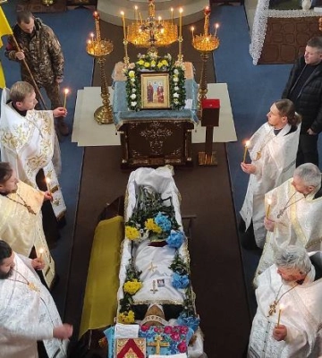 На Волині прощалися із захисником Сергієм Цапюком