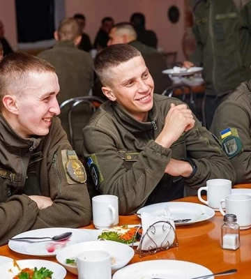 Як нацгвардійці святкують Різдво
