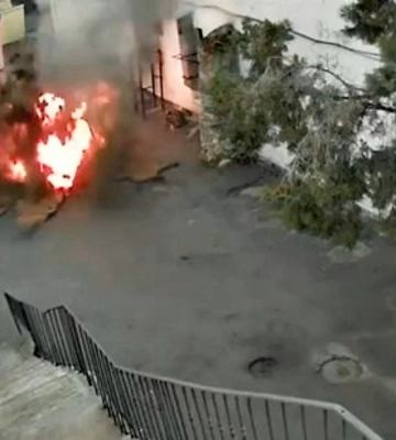 Росіяни обстріляли дві лікарні в Херсоні, з’явилося відео «прильоту»