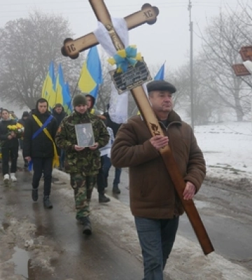 На Волині в останню путь провели загиблого на війні Героя Дмитра Катана (відео)