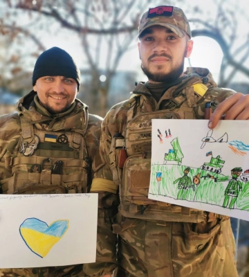 Як маленькі українці підтримують бійців на передовій