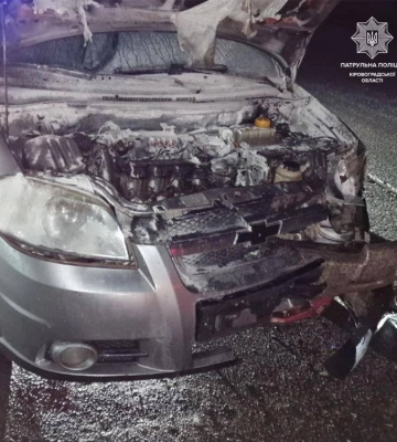У Кропивницькому зіштовхнулися Chevrolet Aveo та Hyundai Sonata