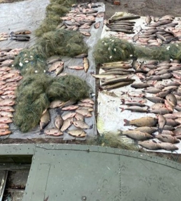 Двох жителів Полтавщини викрили у незаконному рибному промислі
