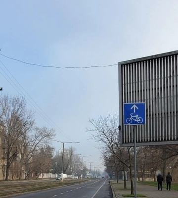 В Одессе на Фонтане сделали велодорожку и обновили разметку