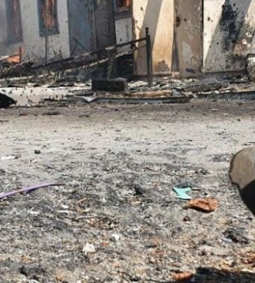 Пожежа на Харківщині та терор Херсонщини: головне за ніч по регіонах