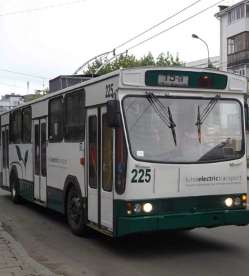 Через відключення світла 26 грудня у Луцьку курсують не всі тролейбуси
