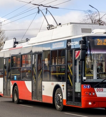 Через відключення світла 26 грудня у Луцьку курсують не всі тролейбуси
