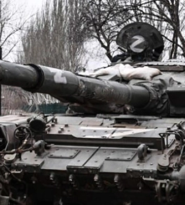 В направлении Бердянска и Мелитополя поехало большое количество военной техники из РФ