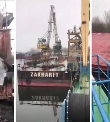 Росіяни обстріляли плавкран &quot;Захарій&quot;, що залучався для будівництва запорізького мосту. Що відомо про пошкодження