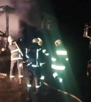 В Киевской области при пожаре в автомобиле пострадал мужчина