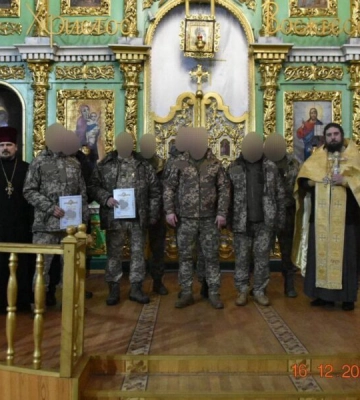 В Чернигове УПЦ вручила награды защитникам Украины