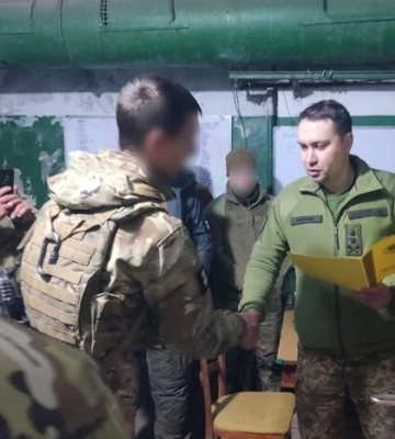 Буданов відвідав передові позиції ЗСУ в Бахмуті 
