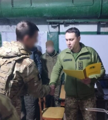 Буданов посетил передовые позиции украинских военных в Бахмуте