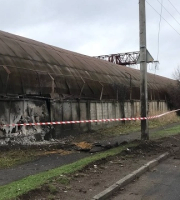 Полиция показала разрушения в Херсоне после круглосуточных российских обстрелов