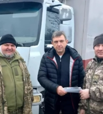 Міжнародний перевізник з Луцька з початку війни допомагає ЗСУ (відео)
