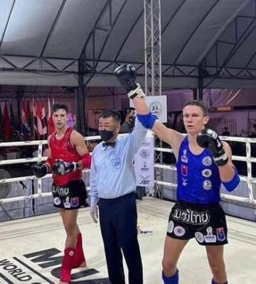 Курсант харьковского вуза стал чемпионом Кубка мира по таиландскому боксу