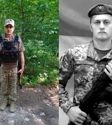 На Дубенщині провели в останню дорогу двох захисників України