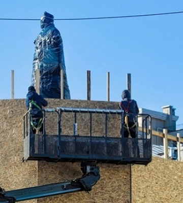 В Одесі розпочали демонтаж пам’ятника Катерині ІІ