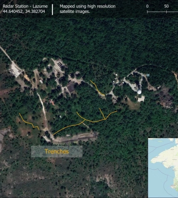 Укрепления оккупантов в Крыму показали на спутниковых фото