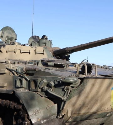Військові показали, як трофейна БМП-3 нищить окупантів