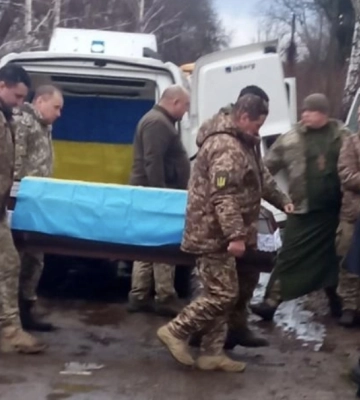У Рівненській області попрощалися із загиблим військовим Юрієм Шереметом