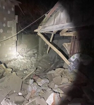 Ніч на Донеччині: численні обстріли Курахового, ракетний удар по санаторію в Соледарі, - ОВА. ФОТОрепортаж