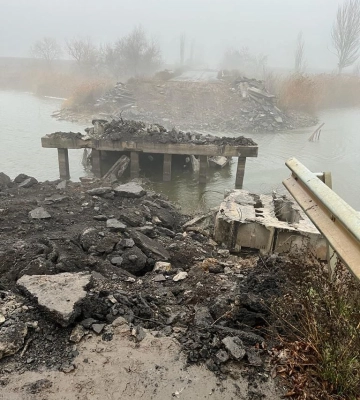 На Миколаївщині відновлено мостовий перехід через Любинське водосховище