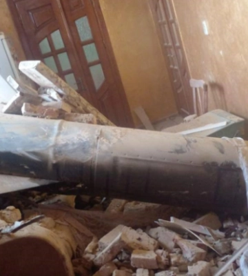 Ракета прилетела в дом на Франковщине, но не взорвалась