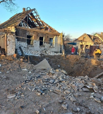 Вночі російські терористи обстріляли ракетами громаду біля Запоріжжя (ФОТО)