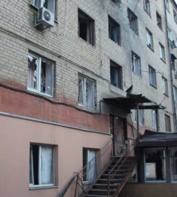 У Херсоні під обстріл потрапив обласний кардіодиспансер, є поранені