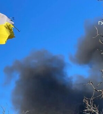 Рятівники показали, як український прапор витримав ракетний обстріл в Одеській області