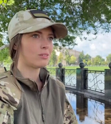 &quot;Я просто в один момент знала, что мне нужно быть там&quot;. Кадры в знак памяти о защитнице Владиславе Черных. ВИДЕО ДНЯ