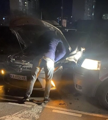 В машину співака Melovin в&#039;їхав автобус
