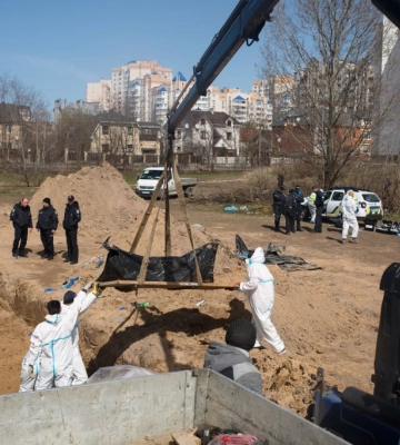 На освобожденных территориях четырех областей обнаружены 1116 тел погибших